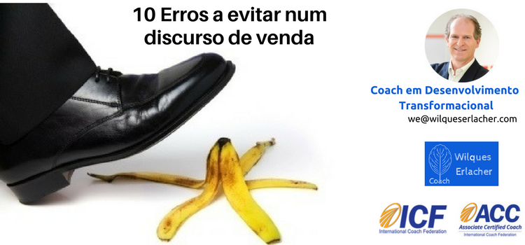 10 Erros a evitar num discurso de venda