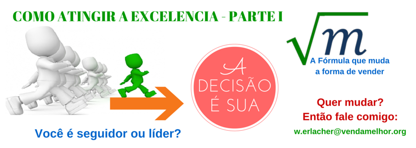 Como atingir a excelência nas vendas – Parte I